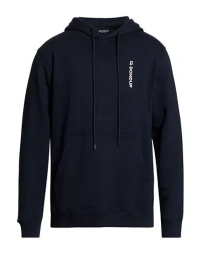 Dondup Man Sweatshirt Midnight Blue Size L Cotton