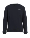 Dondup Man Sweatshirt Midnight Blue Size L Cotton, Elastane