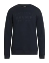 Dondup Man Sweatshirt Midnight Blue Size L Cotton, Elastane