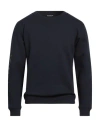 Dondup Man Sweatshirt Midnight Blue Size L Cotton, Elastane