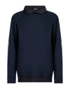 Dondup Man Sweatshirt Midnight Blue Size L Polyester, Cotton In Multi