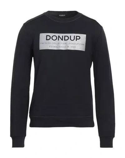 Dondup Man Sweatshirt Midnight Blue Size S Cotton, Elastane