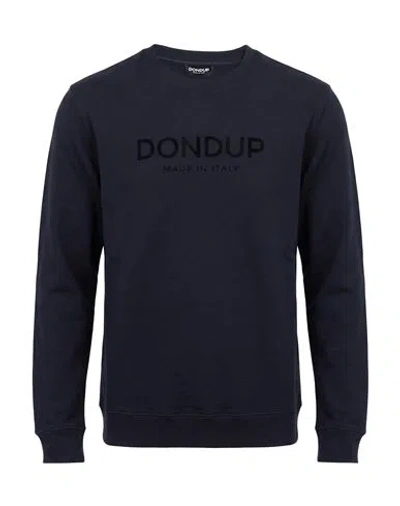 Dondup Man Sweatshirt Midnight Blue Size Xl Cotton