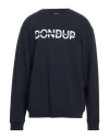 Dondup Man Sweatshirt Midnight Blue Size Xxl Cotton, Elastane