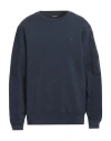 Dondup Man Sweatshirt Midnight Blue Size L Cotton, Polyamide, Elastane