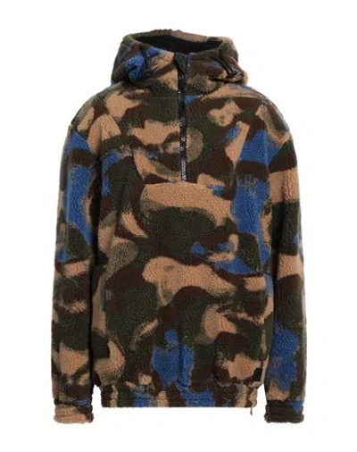 Dondup Man Sweatshirt Military Green Size L Acrylic, Polyester