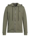 Dondup Man Sweatshirt Military Green Size S Cotton