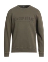 Dondup Man Sweatshirt Military Green Size Xxl Cotton