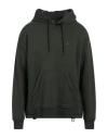 Dondup Man Sweatshirt Military Green Size Xl Cotton, Polyamide, Elastane