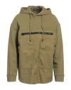 Dondup Man Sweatshirt Military Green Size Xxl Cotton In Green