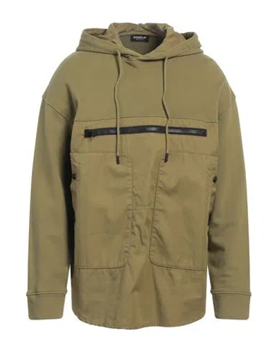Dondup Man Sweatshirt Military Green Size Xxl Cotton