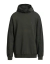 Dondup Man Sweatshirt Military Green Size Xl Cotton, Polyamide, Elastane