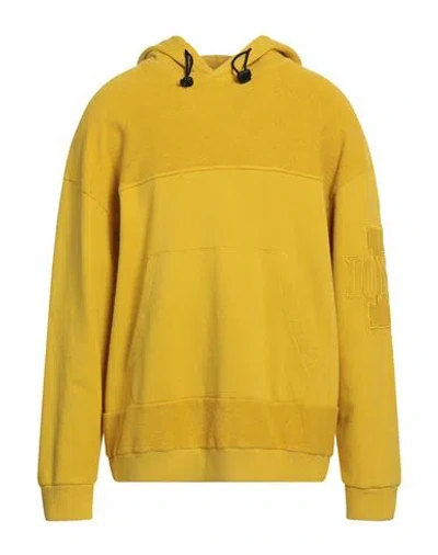 Dondup Man Sweatshirt Mustard Size L Cotton In Yellow