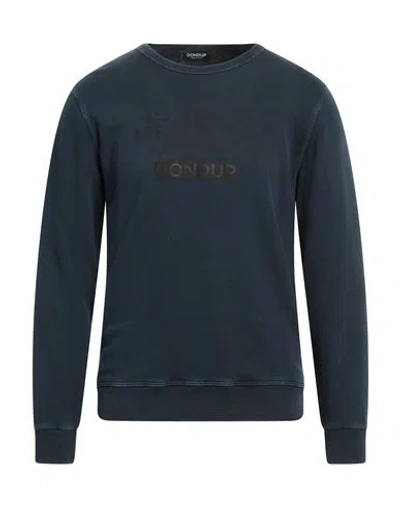 Dondup Man Sweatshirt Navy Blue Size S Cotton