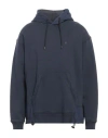 Dondup Man Sweatshirt Navy Blue Size L Cotton, Polyamide, Elastane