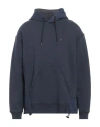 Dondup Man Sweatshirt Navy Blue Size L Cotton, Polyamide, Elastane In Navy Blue