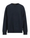 Dondup Man Sweatshirt Navy Blue Size Xxl Cotton, Elastane