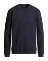 Dondup Man Sweatshirt Navy Size L Cotton In Black