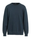 Dondup Man Sweatshirt Navy Size Xl Cotton In Blue