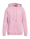 Dondup Man Sweatshirt Pink Size L Cotton In Pink
