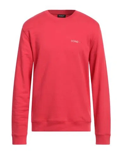 Dondup Man Sweatshirt Red Size L Cotton