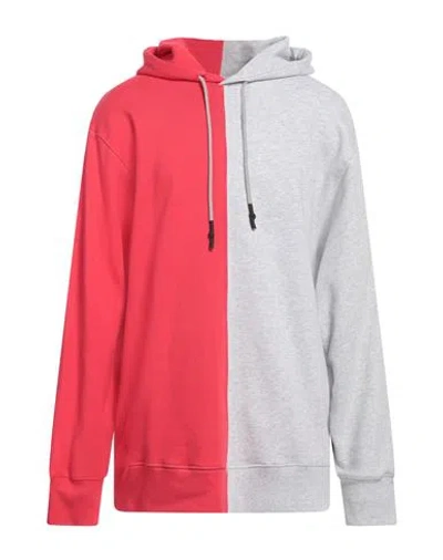 Dondup Man Sweatshirt Red Size Xxl Cotton, Elastane