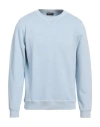 Dondup Man Sweatshirt Sky Blue Size L Cotton