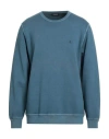 Dondup Man Sweatshirt Slate Blue Size Xl Cotton