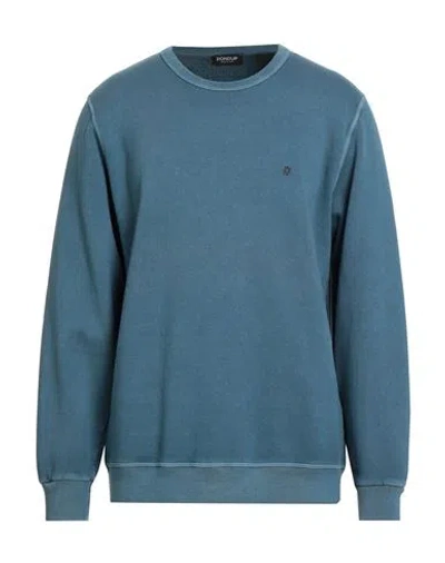 Dondup Man Sweatshirt Slate Blue Size Xl Cotton