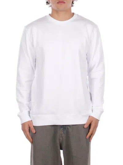 Dondup Man Sweatshirt Uf641kf0196u 000 Regular Sweatshirt In White Cotton Sweatshirt In Multi