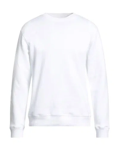Dondup Man Sweatshirt White Size L Cotton, Elastane