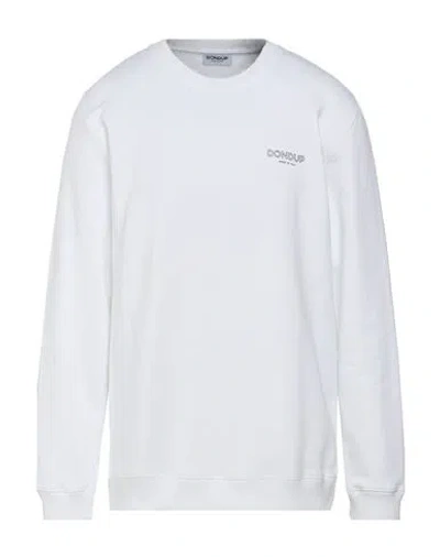 Dondup Man Sweatshirt White Size Xl Cotton