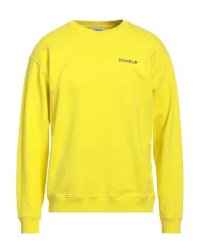 Dondup Man Sweatshirt Yellow Size L Cotton