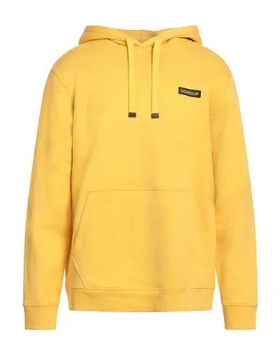 Dondup Man Sweatshirt Yellow Size Xl Cotton