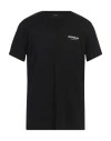 Dondup Man T-shirt Black Size L Cotton