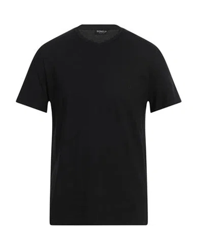 Dondup Man T-shirt Black Size L Cotton