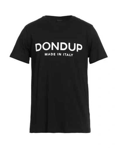Dondup Man T-shirt Black Size L Cotton