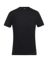 Dondup Man T-shirt Black Size L Cotton In Black