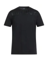 Dondup Man T-shirt Black Size L Cotton In Black
