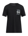 Dondup Man T-shirt Black Size L Cotton