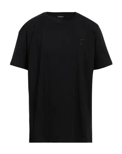 Dondup Man T-shirt Black Size Xxl Cotton