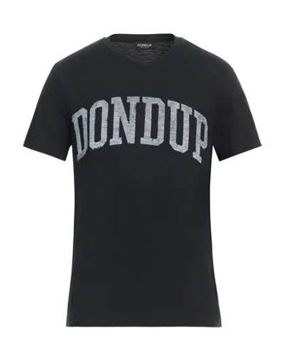 Dondup Man T-shirt Black Size M Cotton