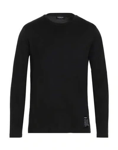 Dondup Man T-shirt Black Size M Cotton