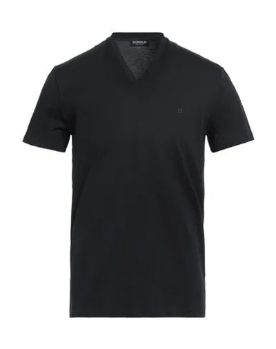 Dondup Man T-shirt Black Size Xl Cotton