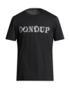 Dondup Man T-shirt Black Size Xxl Cotton