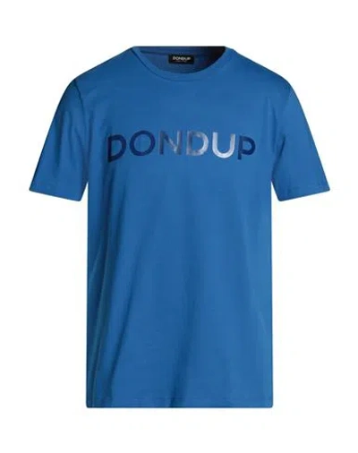 Dondup Man T-shirt Blue Size Xxl Cotton