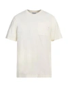 Dondup Man T-shirt Ivory Size Xl Cotton In White