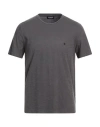 Dondup Man T-shirt Lead Size M Cotton In Gray