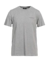 Dondup Man T-shirt Light Grey Size L Cotton