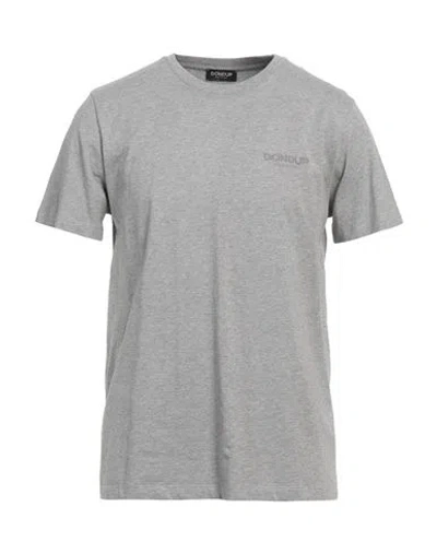 Dondup Man T-shirt Light Grey Size L Cotton